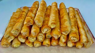 Hazır Kesimli Yufka ile ÇITIR ÇITIR Sigara Böreği👌💯Börek Tarifleri [upl. by Viveca450]