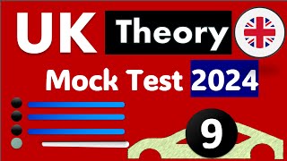 Title Theory Test Practice 2024  UK Official Driving Provisional Licence Exam Part 9 [upl. by Ainsworth]