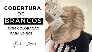 Cobertura De Brancos Com Blondme Para Cabelos Loiros [upl. by Vigen]