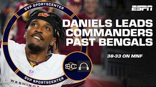 Commanders vs Bengals FULL REACTION 🏈 Jayden Daniels has historic performance  SC with SVP [upl. by Armillda989]