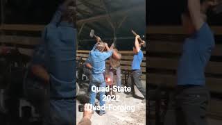 Four Sledge Hammers Forging at the Same Time [upl. by Spratt]