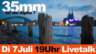 35mm Festbrennweiten für die Sony Alpha 7 Serie  Talk mit Merlin Ulrich amp Christian Laxander [upl. by Hestia87]