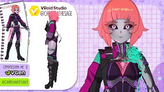 ▼✨Vroid Commission for ChromaTheSage ✨▼ vroid vroidstudio vtuber [upl. by Amando]