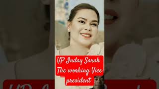 VP Inday Sarah the working Vice President vpsara vpindaysara [upl. by Ainala]