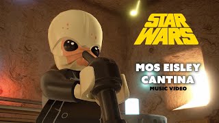 Star Wars Cantina Song  Mos Eisley Cantina MUSIC VIDEO LEGO Star Wars [upl. by Waldron]