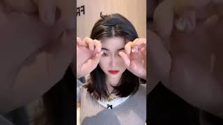 Quick and easy girls hairstyle 💙✂️ Short hair style amplong hair style shorts tutorial tiktok [upl. by Lerad361]