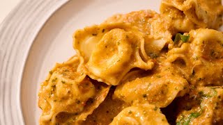 Tomato Pesto Tortellini Recipe [upl. by Aruam]