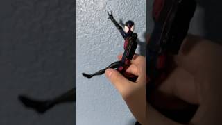 Posing Miles Morales marvel legends spiderman marvelmarvelegendsactionfigures happythanksgiving [upl. by Lleval]