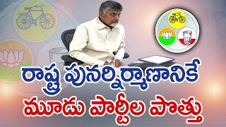 ఏపీ పునర్నిర్మాణం కోసమే పొత్తు  AP Elections 2024  Chandrababu Teleconference With TDP Leaders [upl. by Astiram]