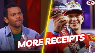 Chiefs QB Patrick Mahomes Shows Up Jason McIntyre Of Fox Sports  We Got The Receipts [upl. by Nor]