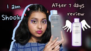 TONYMOLY Clarifying Wonder Rice Smoothing Toner Review  Thats Freaking Amazing kbeauty [upl. by Jeu]