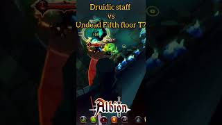 Albion online Druidic staff Solo group dungeon albiononline groupdungeon [upl. by Annenn329]