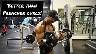 HOW TO TRICEP BAR CURL FOR BIGGER BICEPS [upl. by Aihtnamas69]