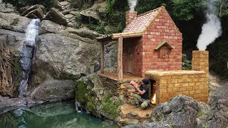 How I Built a Bushcraft Brick Kiln to Build a Dream House for Survival in the Wild Catch and Cook [upl. by Otho]