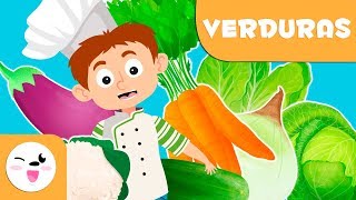 Aprende las verduras  Vocabulario para niños [upl. by Eiblehs]