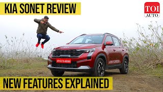 New Kia Sonet Facelift Review Venue Nexon rival to buy or not  TOI Auto [upl. by Novyar985]