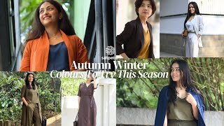 What Are the MustHave Colors for Autumn and Winter [upl. by Copland]