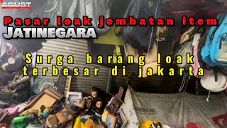 Pasar loak terbesar di jakarta  jembatan item jatinegara [upl. by Ki]