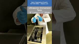 ULTRA™ 250 Ultrasonic Vapor Degreaser  small but mighty  From Reliance Specialty Products [upl. by Lynnelle]