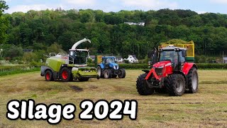 Silage 2024  Heaves Farm  SIMPSONS Agri Contractors [upl. by Adeehsar]