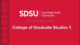 SDSU Commencement 2024  College of Graduate Studies 1 [upl. by Savell]