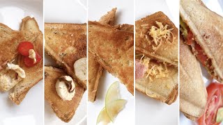 5 Sandwich Maker Recipes [upl. by Tenaj]