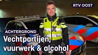 Mee met de politie in Enschede tijdens de jaarwisseling  RTV Oost [upl. by Amri]