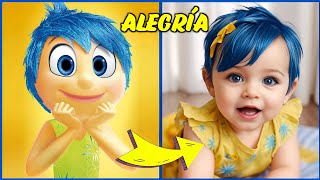 INTENSAMENTE 2 pero BEBÉS  😀¡ADIVINA QUIÉN BAILA🎶INSIDE OUT 2 edición🥰Alegría💛Ansiedad😱Furia😡 [upl. by Dalia]