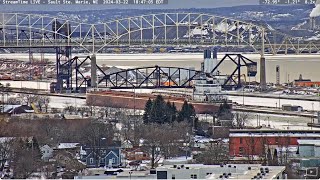 First through the Soo Locks for the 2024 2025 season Joseph L Block March 22 2024 [upl. by Ferrel]