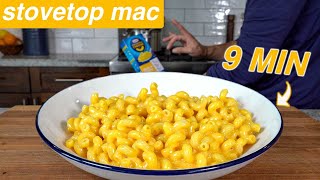 Thick amp Creamy Stovetop Mac amp Cheese in 10 Minutes 4 INGREDIENTS [upl. by Victorie]