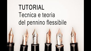 tutorial  La meccanica del pennino flessibile  flex nib mechanics [upl. by Erdreid945]