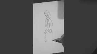 1 min of figure drawing day 02 drawingtutorial memorydrawing [upl. by Erskine841]