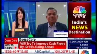 Mr Subrata Nag Group CEO amp ED Quess Corp in discussion with CNBC TV18 Halftime Report [upl. by Dhumma]