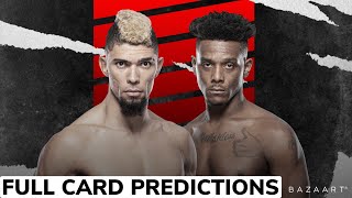 UFC Fight Night Walker vs Hill Full card Predictions  UFCVegas48 [upl. by Noble]