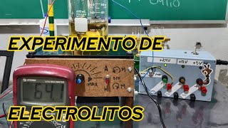 ELECTROLITOS FUERTES Y DEBILES1 quimica ciencia edutuber aprendizaje electricidad [upl. by Reldnahc]