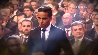 WENDELL LIRA REACTION FIFA Puskas Award winner FULL [upl. by Assirod]