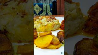 khichdithali khichdi potatofry brinjalfry muttonchaap egg ramishasrecipe shorts trending [upl. by Gusba]