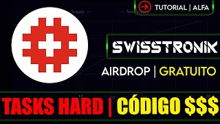 VENCENDO os CÓDIGOS do AIRDROP da SWISSTRONIK  TECHNICAL TASKS [upl. by Fritzie418]