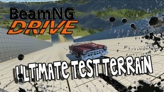 BeamNG Drive  Ultimate Test Terrain AWESOME CRASHES [upl. by Wren]