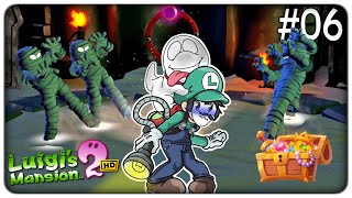 LUIGI DIVENTA LARA CROFT MA LE MUMMIE LO BULLIZZANO MALE  Luigis Mansion 2 HD  ep06 [upl. by Ehcropal]