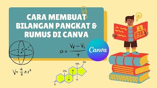 Cara Membuat Bilangan Pangkat dan Rumus di Canva [upl. by Saisoj]