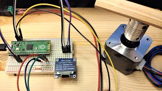 Raspberry Pi Pico Stepper Motor Control on FreeRTOS [upl. by Ayerf15]