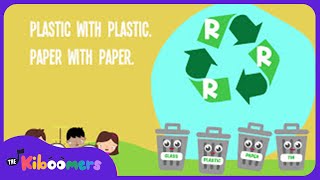 Reduce Reuse Recycle Song for Kids  Earth Day Songs for Children  The Kiboomers [upl. by Silda742]