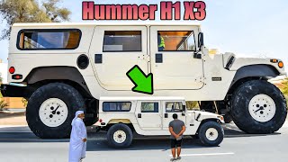 HUMMER H1 X3 O MAIOR CARRO DO MUNDO [upl. by Della186]