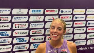 Keely Hodgkinson one step closer to European 800m gold after easing through semifinal [upl. by Niletac372]