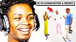 20 WOMEN VS Charleston White amp Lil Woody 2 COMEDIANS FINDING THEIR MATCH [upl. by Fakieh]