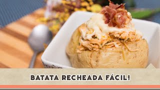 Batata Recheada Fácil  Receitas de Minuto 168 [upl. by Selina]