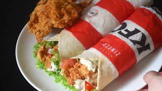 Zinger Twister Recipe by Lively Cooking  KFC Style [upl. by Fidelia927]