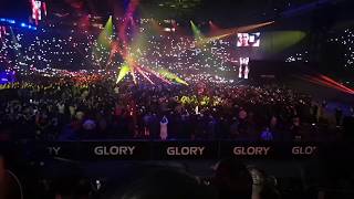 Badr Hari Walkout Vs Rico Verhoeven  Glory Collision 2 FAN CAM [upl. by Lambard]