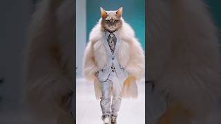 Attitude Cat 😎  Attitude Song with Cat Walking in Style  Short Video  Star Mini Boy [upl. by Gardy]